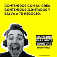 1902 Contenidos con IA: Creá contenidos ilimitados y salvá a tu negocio.