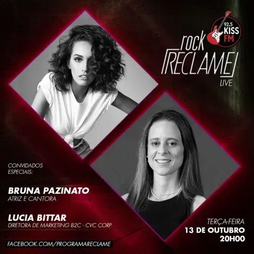 ⁣"Rock Reclame": Bruna Pazinato (atriz) e Lucia Bittar (CVC Corp)