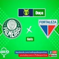FUTEBOL NA POLIESPORTIVA - CAMPEONATO BRASILEIRO 2023 - 16° RODADA - GOLS DE PALMEIRAS 3 X 1 FORTALEZA
