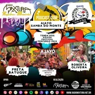Podcast Ajayô Samba do Monte na Rádio Mixtura Lançamento da Revista Ajayô na Tenda do Povos Festival Percurso 2023 - Preta Batuque convida Roberta Oliveira