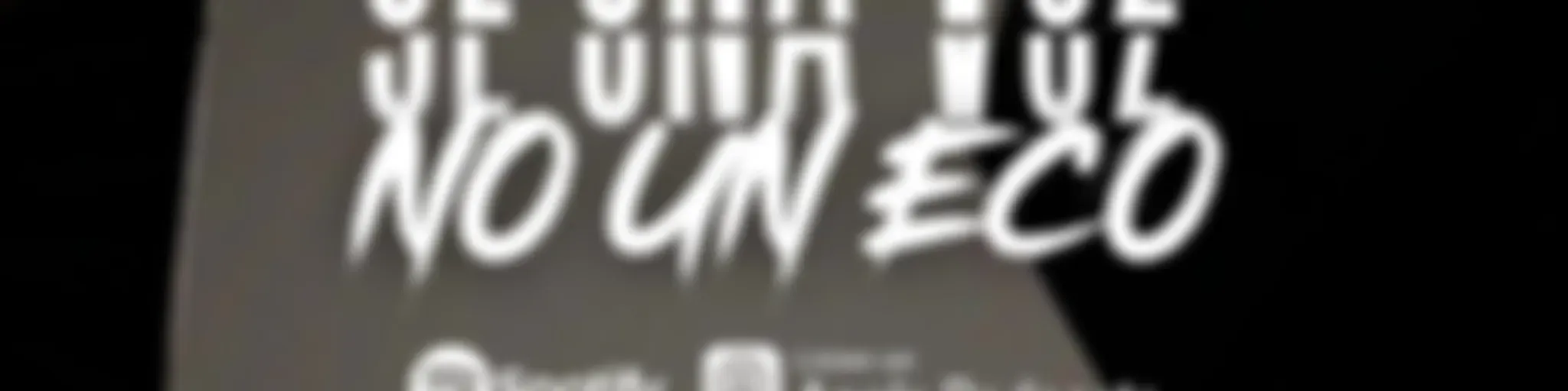 "SÉ UNA VOZ, NO UN ECO"