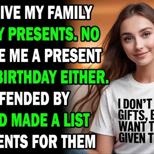 AITA I Don_t Give My Family Birthday Presents. No One Gave Me... - Best Reddit Stories