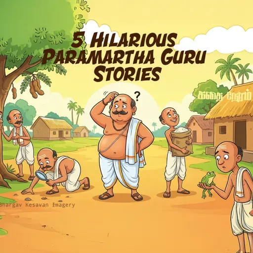 The Ultimate Tamil Comedy Compilation: 5 Hilarious Paramartha Guru Stories (30+ Mins)