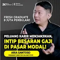 Ep. 45 FRESH GRADUATE 8 JUTA PERBULAN! INTIP PELUANG DI KARIR PASAR MODAL!! With Aria Santoso