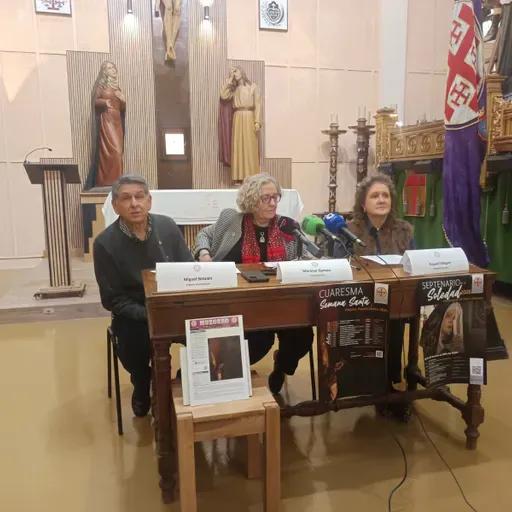 Marimar Ganuza: "Confiamos en que este año salga la Procesión del Santo Entierro del Viernes Santo"