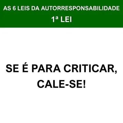 🎙️ Cale-se e Conquiste: As 6 Leis da Autorresponsabilidade