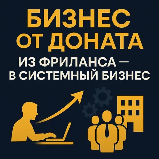 Как перестать быть фрилансером и стать предпринимателем (мышление, делегирование, масштабирование и переход к системному бизнесу)