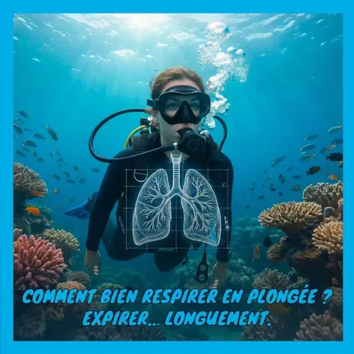Comment bien respirer en plongée ? Expirer… longuement.