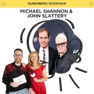 Michael Shannon and John Slattery on confronting Nuremberg