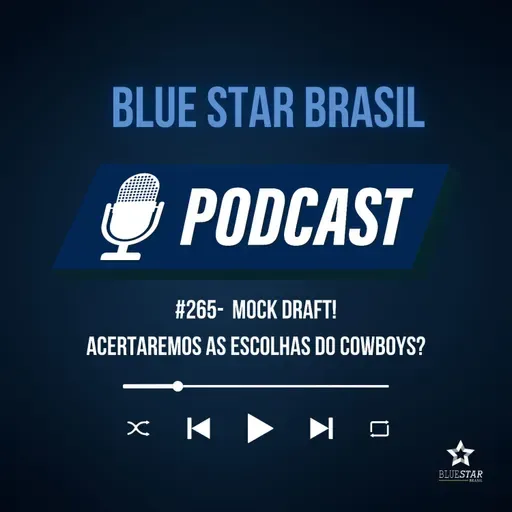 🎙️ Podcast #265 - Mock Draft! Acertaremos as escolhas do Cowboys?