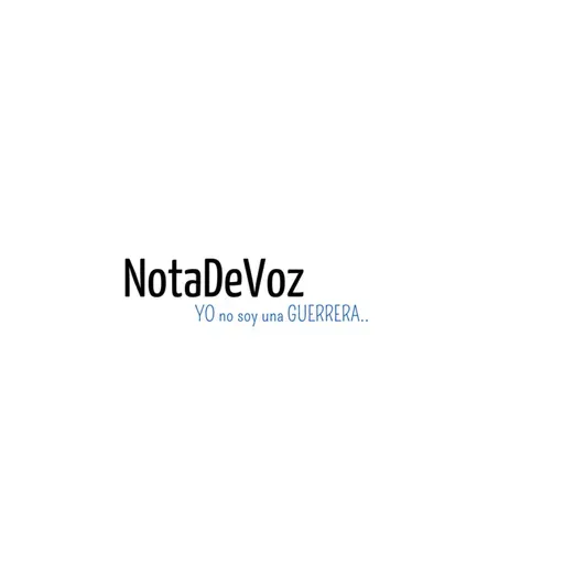 Yo no soy una GUERRERA.