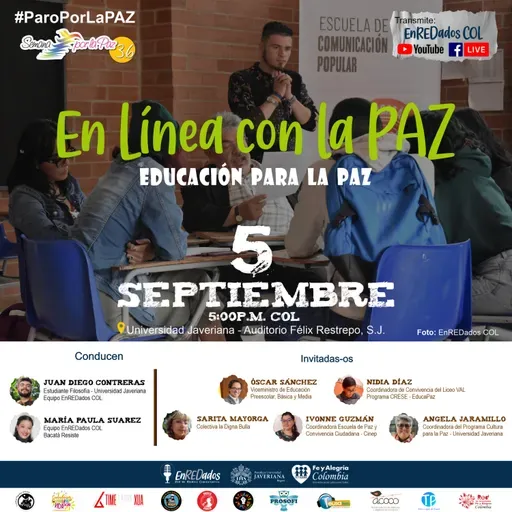 En Línea con la PAZ: T2. Ep3 Educación para la PAZ