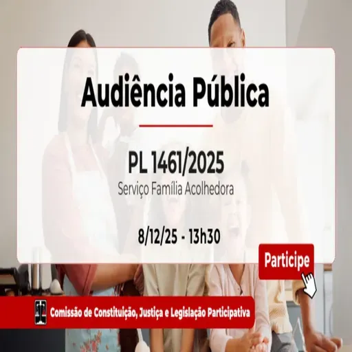 05.12.2025 = CCJ PROMOVE AP SOBRE O SERVIÇO FAMÍLIA ACOLHEDORA NESTA SEGUNDA FEIRA