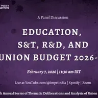 Education, S&T, R&D and Union Budget 2026-27 | Panel Discussion IMPRI #webpolicytalk hq