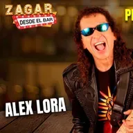 Zagar desde el bar con Alex Lora