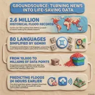 From Local News to GroundSource: AI That Predicts Floods 24 Hours Ahead