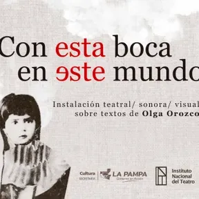 con esta boca en este mundo