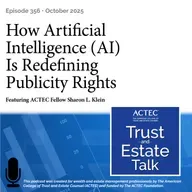How Artificial Intelligence (AI) Is Redefining Publicity Rights