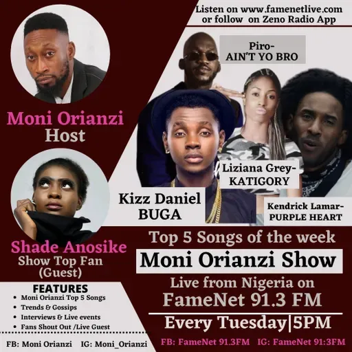 Moni Orianzi Show Live (Episode 6).