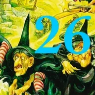 Brujas de viaje 26, (voz humana); Mundodisco 12.