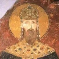 Свети краљеви Милутин и Драгутин (у монаштву Теоктист) и мати им краљица Јелена