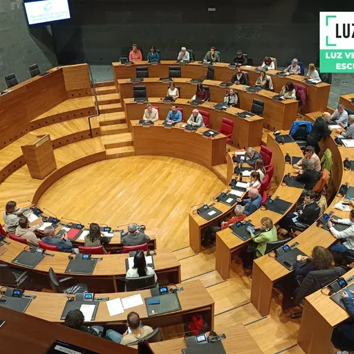 La ciudadanía reclama en el Parlamento Foral trabajar por "una Navarra más habitable" frente al cambio climático