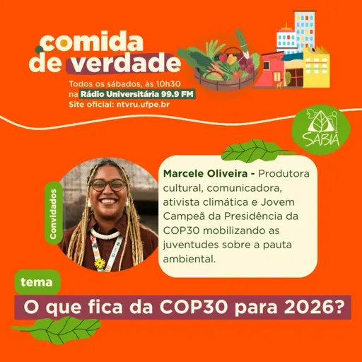 O que fica da COP30 para 2026? - Comida de Verdade