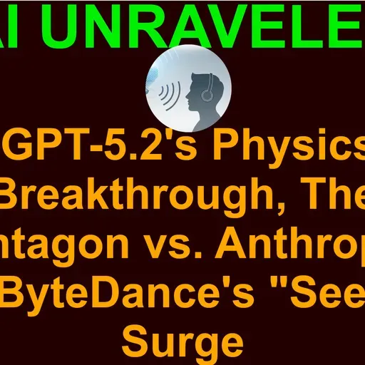 Teaser AI Business and Development Daily News RUndown February 16 2026: GPT-5.2's Physics Breakthrough, The Pentagon vs. Anthropic, & ByteDance's "Seed" Surge