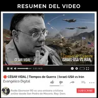 🆕Resumen | CÉSAR VIDAL | Tiempos de Guerra | Israel-USA vs Irán