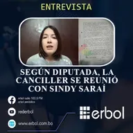 Según diputada, la Canciller se reunió con Sindy Saraí