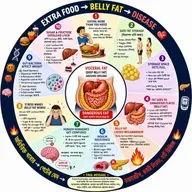 EP-274| Extra Food → Belly Fat → Disease! | 🏆 "🍔 খাবার থেকে রোগ পর্যন্ত শরীরের গোপন যাত্রা | wellness podcast