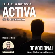 La certeza de las cosas que se esperan