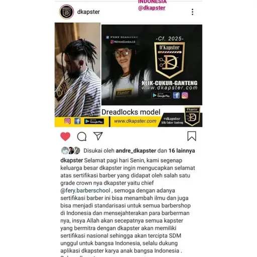 APLIKASI CUKUR RAMBUT BERBASIS ONLINE #cukur_online #dkapster