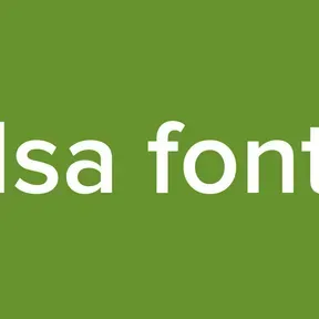 Isa font