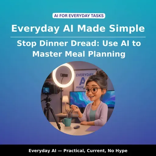 Stop Dinner Dread: How AI Can Plan Your Meals, Save Time, and Make Cooking Fun Again