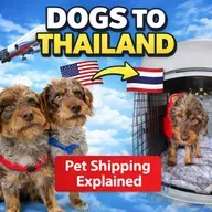 How I Moved My Dogs From the U.S. to Thailand (The Real Process) | w/ AE Pets International