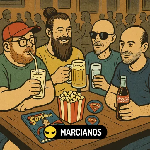 MAR 473.  ‍♂️Cuatro frikis en el bar post SUPERMAN  ‍♂️