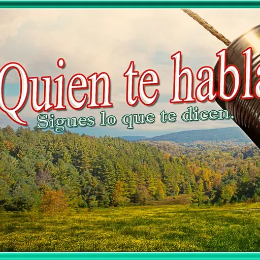 ¿Quien realmente nos habla?