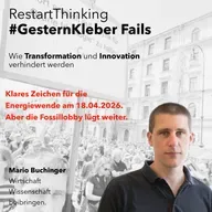 Klares Zeichen für die Energiewende am 18.04.2026. Aber die Fossillobby lügt weiter.