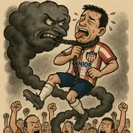 El humo está ahogando a Junior y sus hinchas