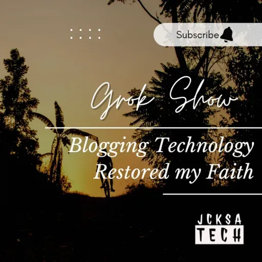 Blogging Technology Restored my Faith.