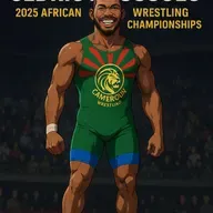 Cedric Abossolo Makes History at African Wrestling Championships