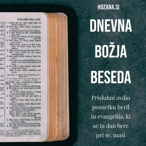 Nedelja, 3. 5. 2026: 5. velikonočna nedelja
