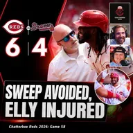 Game 58 - Reds 6, Braves 4 (Reds Complete Comeback Win, Elly De La Cruz Injured)