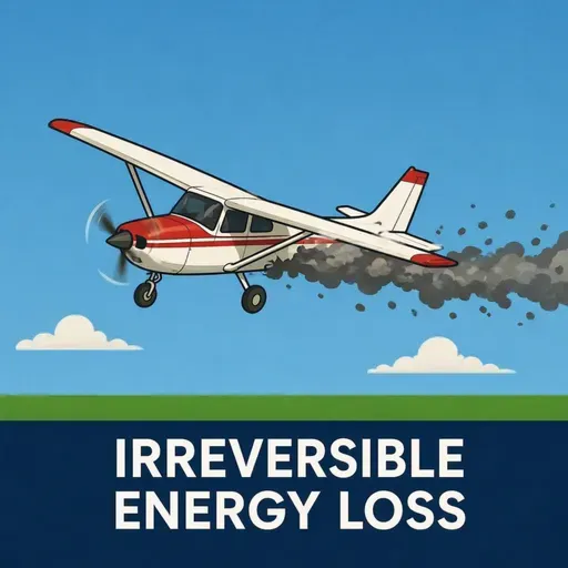 When the Airplane Can’t Climb, Understanding Irreversible Energy Loss