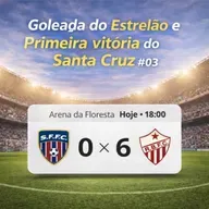 GOLEADA do ESTRELÃO e PRIMEIRA VITÓRIA do SANTA CRUZ | TdQ Campeonato Acreano #03