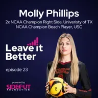 A Champ on the Court and a Star in the Sand, with National Champ Molly Phillips