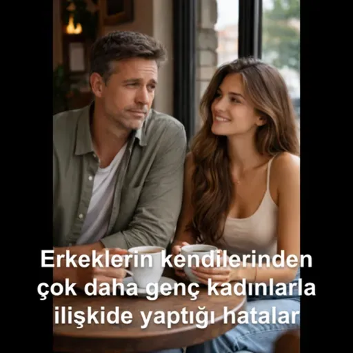 Erkeklerin kendilerinden çok daha genç kadınlarla ilişkide yaptığı hatalar