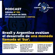 #bslContrarreloj 120: SUR ¿Una moneda común en Brasil y Argentina?, Cardano se cae, hash rate de Bitcoin en máximos históricos, y mucho más!