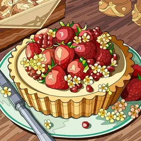 Dessert On Table